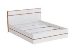 Кровать Аркон, Белый / Дуб вотан