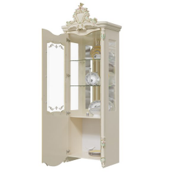 Витрина однодверная Шейх, Слоновая кость