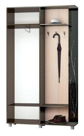 Прихожая Ирма-2, ясень шимо - дуб сонома 