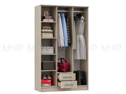 Шкаф для одежды 3 двери Мартина 