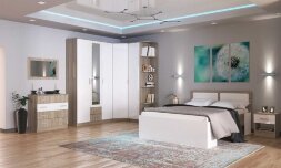 Кровать с мягким изголовьем с подъемным механизмом Беатрис