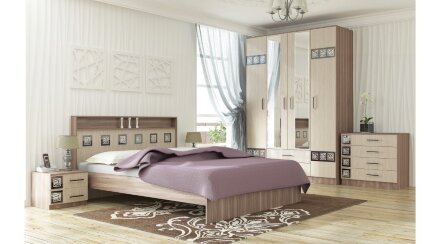 Полка угловая Коста-Рика, ясень шимо 