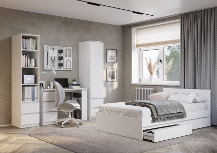 Пенал открытый Симпл, Белый 