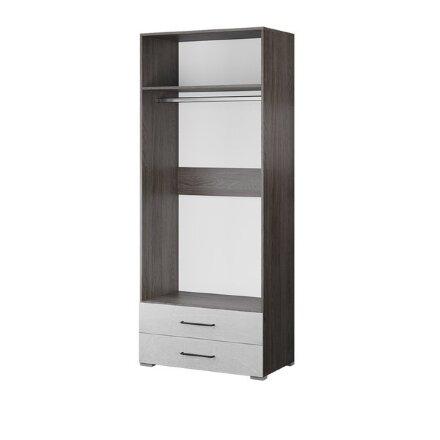 Шкаф двухстворчатый Теана, анкор темный 