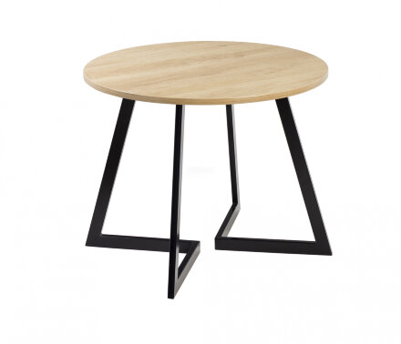 Стол круглый Гермес 940 опора черная 