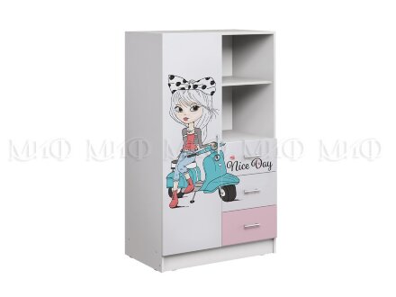  Шкаф комбинированный Вега FASHION 1 ЛДСП  