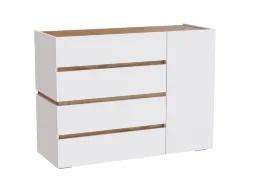 Комод Аркон, Белый / Дуб вотан