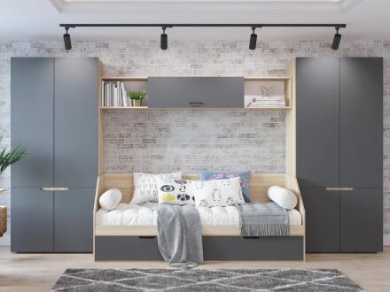 Кровать Анталия, графит 