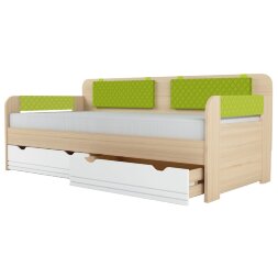 Кровать с комплектом подушек №900.4 Стиль, Лайм 