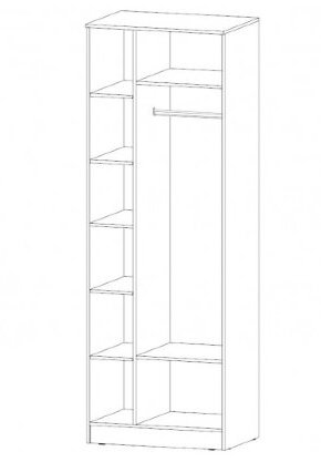Шкаф 2-х створчатый Коста-Рика, ясень шимо 