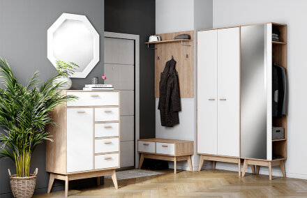 Комод с дверью и тремя ящиками Калгари 