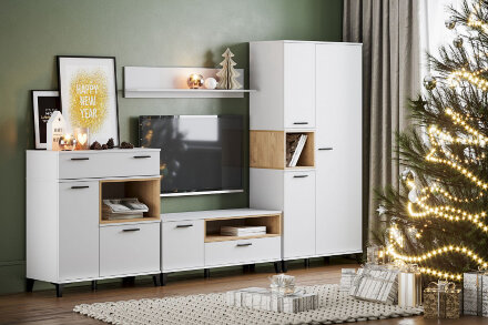 Модульная гостиная Bergen, белый 