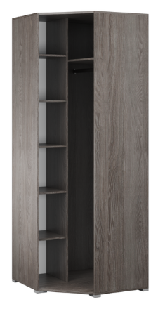 Шкаф угловой Теана, анкор темный 