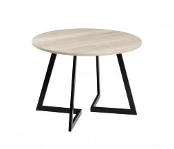 Стол круглый Гермес 1050 опора черная