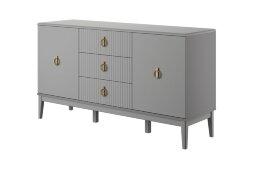 Комод 2 двери, 3 ящика Фарго, Антрацит