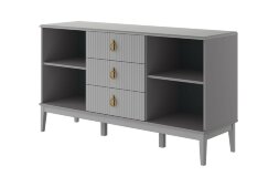 Комод 2 двери, 3 ящика Фарго, Антрацит