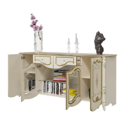 Комод 4 двери Шейх, Слоновая кость