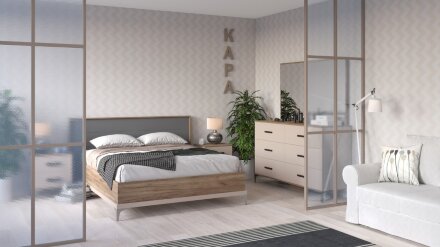 Кровать двуспальная Кара 