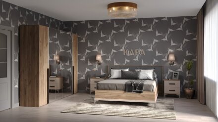 Кровать двуспальная Кара 