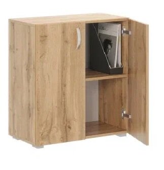 Стеллаж Офис 800 2 полки, с дверями 