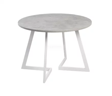 Стол круглый Гермес 940 опора белая 