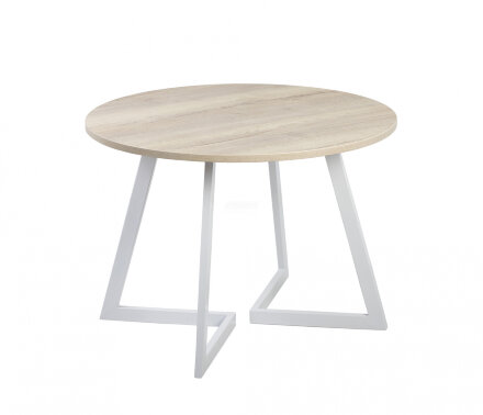 Стол круглый Гермес 940 опора белая 