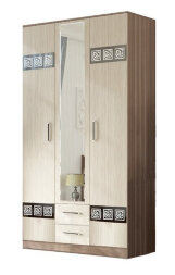 Шкаф 3-х створчатый Коста-Рика, ясень шимо