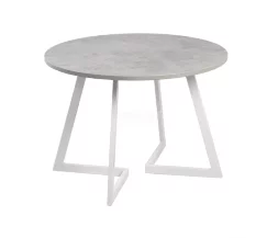 Стол круглый Гермес 1050 опора белая