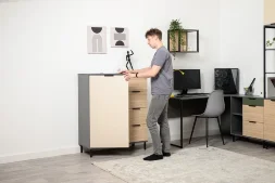 Комод Марвэл 16.234.01, тёмно-серый