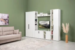 Модульная гостиная Эйр, Белый (Композиция 1)