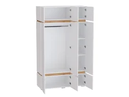 Шкаф 3-х створчатый Аркон, Белый / Дуб вотан