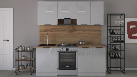 Кухонный гарнитур Аттика, 200 см 