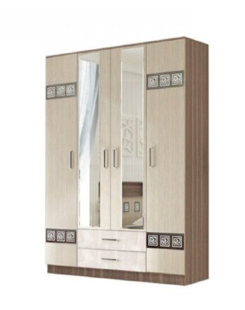 Шкаф 4-х створчатый Коста-Рика, ясень шимо  