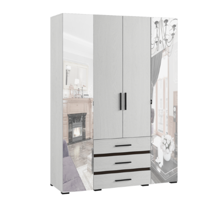 Шкаф 4-створчатый Модена МШ-24, анкор 