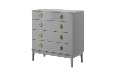 Комод 5 ящиков (890) Фарго, Антрацит 