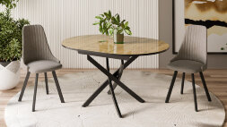 Стол обеденный раскладной Diamond, тип 3 (бунратти)