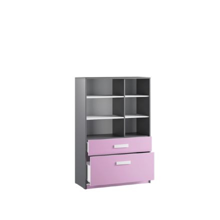 Шкаф книжный Кэнди, лаванда 