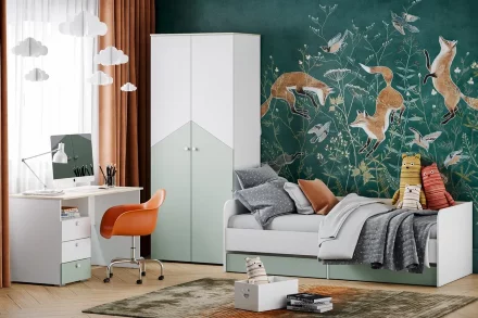 Стол письменный Банни, макарун 