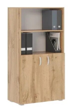 Стеллаж Офис 800 4 полки, с дверями 