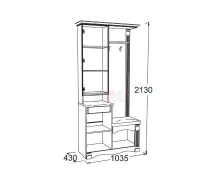 Прихожая Саша-15 