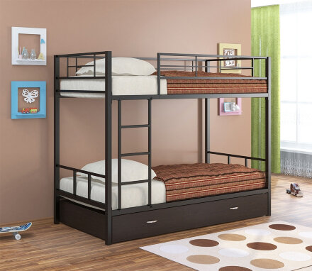 Кровать двухъярусная Севилья 2Я с ящиком 