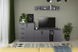 Полка 16.490 Эйр, Серый Графит