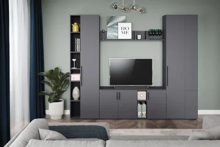 Полка 16.490 Эйр, Серый Графит 