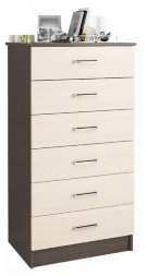  Комод Катрин-4, Венге/Дуб молочный