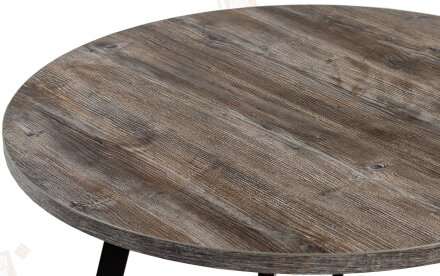 Стол круглый Фиеро 900 опора хром 