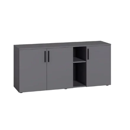 Тумба ТВ 16.55 Эйр, Серый Графит 