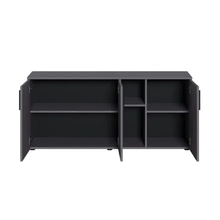 Тумба ТВ 16.55 Эйр, Серый Графит 