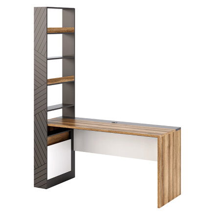 Стол письменный с стеллажом Гринвич (м3+м10)  