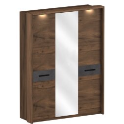 Шкаф 3-х дверный с обрамлением Глазго