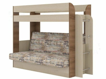 Диван-кровать двухъярусная Карамель 75 